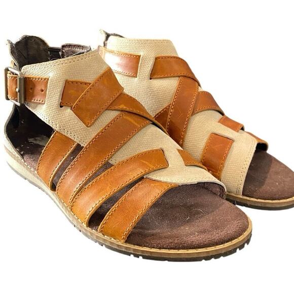 CATERPILLAR CAT Sunswept Gladiator Sandals Womens 5 Tan Gorpcore Utility Outdoor - Picture 10 of 10